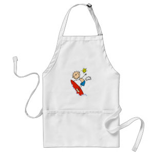 Tablier T-shirts et Cadeaux Stick Figure Surfer Boy