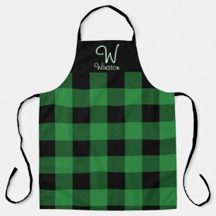 Tablier Tabard à Carreaux Vert Buffalo Check