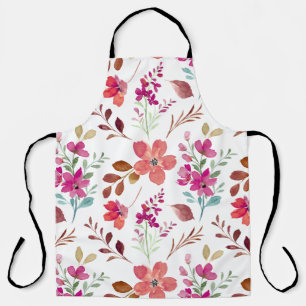Tablier Tabard à motif floral de printemps pastel aquarell