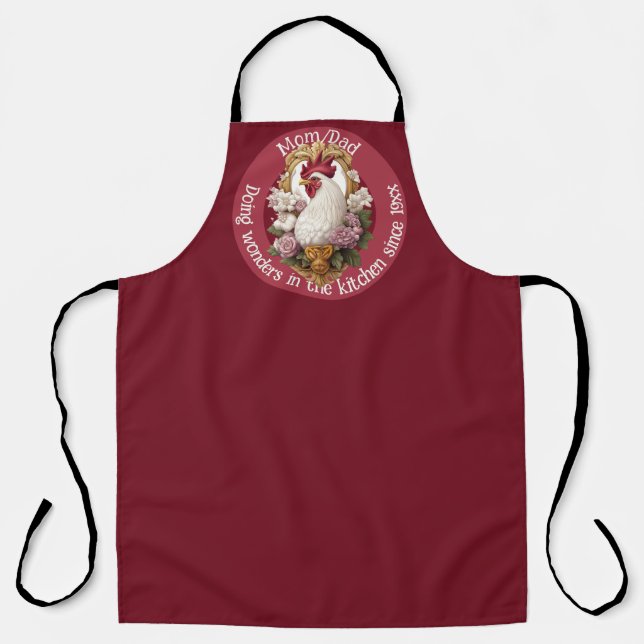 Tablier Tabard de crête heraldique de coq (Recto)
