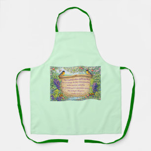 Tablier Tabard de cuisine avec Écriture Sainte