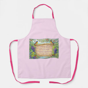 Tablier Tabard de cuisine avec Écriture Sainte