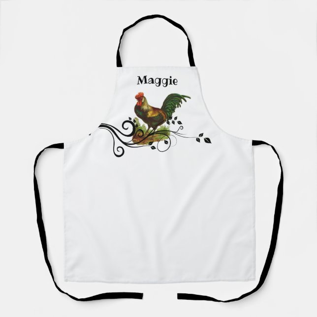 Tablier Tabard de cuisine Coq Country (Recto)