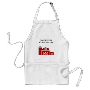 Tablier Tabard de cuisine personnalisé pour ferme de grang