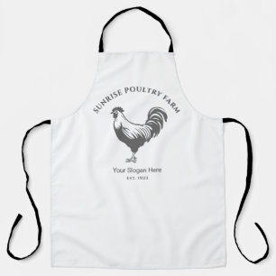 Tablier Tabard de ferme à poulets imprimé partout