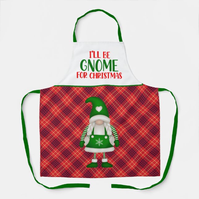 Tablier Tabard de gnome de Noël (Recto)