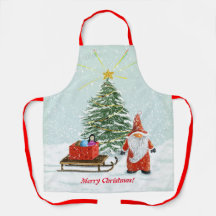 Tabard de lutin de Noël moyen