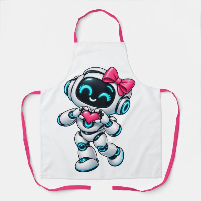 Tablier Tabard de robot IA (Recto)
