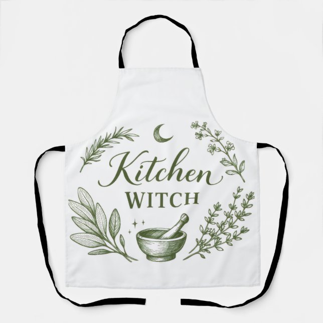 Tablier tabard de sorcière de cuisine (Recto)