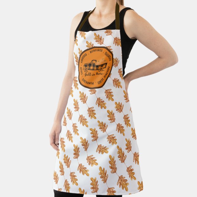 Tablier Tabard d'impression Everything Fall All-Over (Insitu)
