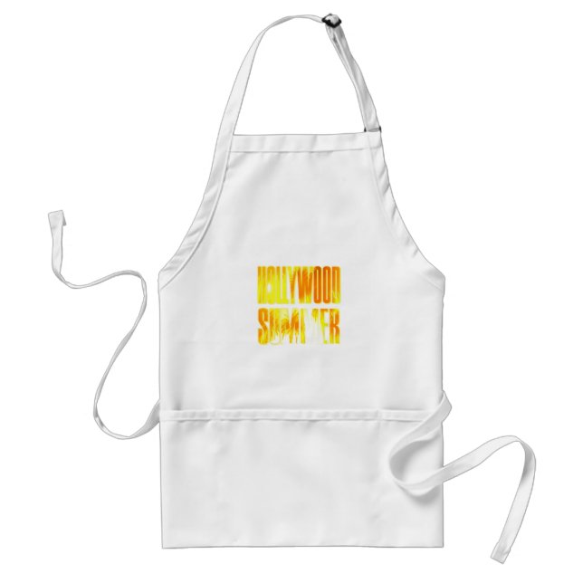 Tablier Tabard Jaune Orange "Hollywood Été" (Devant)