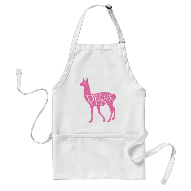 Tablier Tabard Lama Drame Rose (Devant)