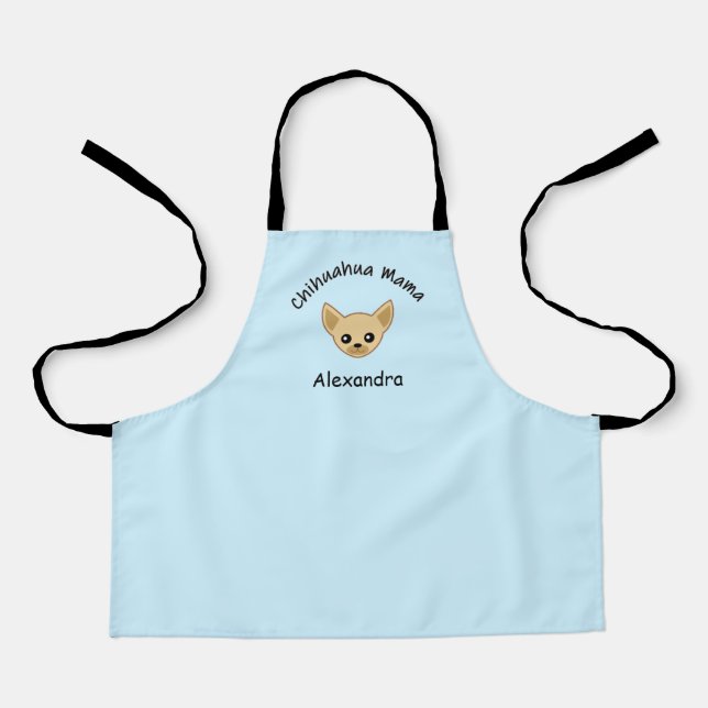 Tablier tabard maman Chihuahua (Recto)