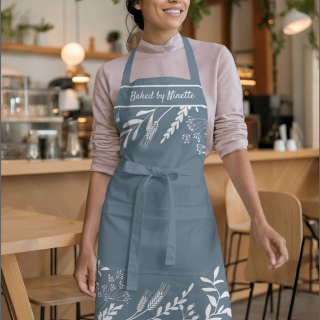 Tablier Tabard Personnalisé Couronne de Fleurs Capricieuse (Créateur téléchargé)