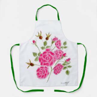Tablier Tabard Rose Rouge