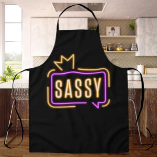 Tablier Tabard Sassy Neon Glow – Attitude Audacieuse