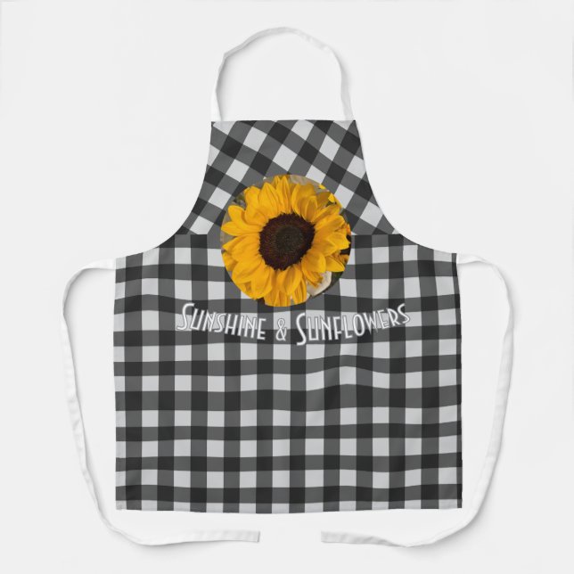 Tablier Tabard Soleil & Tournesols (Recto)