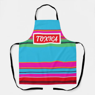 Tablier Tabardier Imprimé Mexicain Toxica