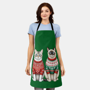 Tablier Tabby, Tabby et chats siamois