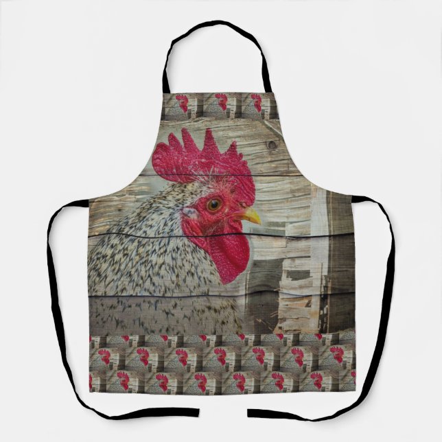 Tablier Tableau de la grange de poulet rustique Rooster (Recto)