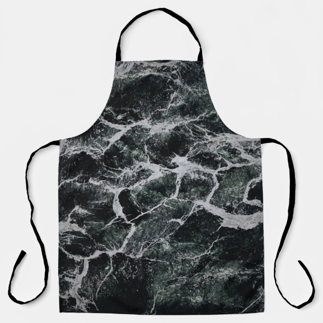 Tablier Tableau gris et noir (Recto)