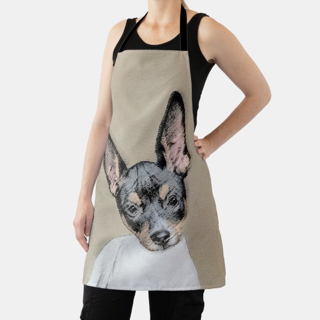 Tablier Tableau Rat Terrier - Cute Original Chien Art (Insitu)