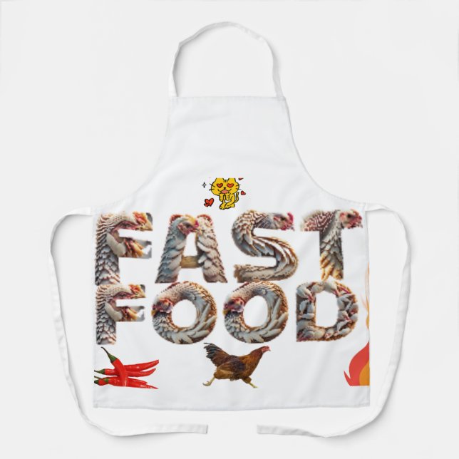 Tablier “Tablier de Course de Fast Food – Édition Évasion  (Recto)