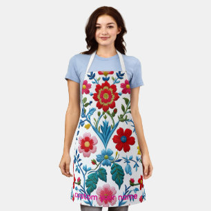 Tablier "Tabliers Floral Bliss – Illuminez Votre Cuisine !