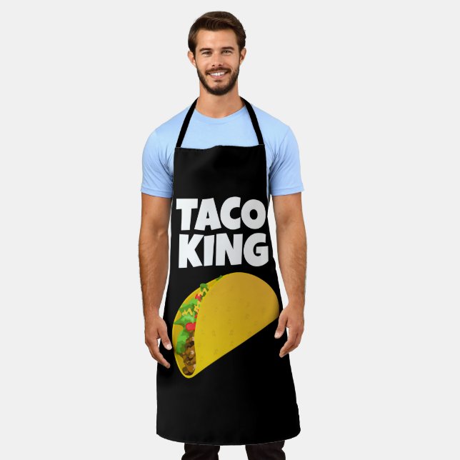 Tablier TACO KING DAD KITCHEN Apron (Porté)