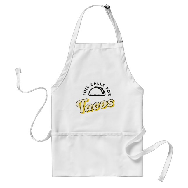 Tablier Tacos Apron | Cela appelle les Tacos (Devant)