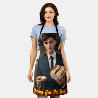 Tablier tactile élégant du chef