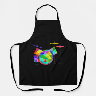 Tablier Tambours colorés Rainbow Musiques Rainbow