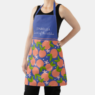 Tablier Tangérine personnalisée Motif moderne agrumes tabl