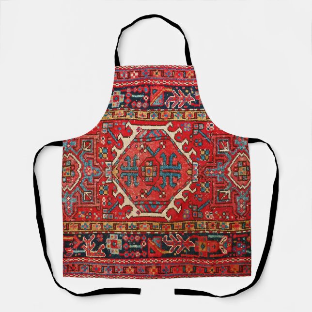 Tablier Tapis Oriental Turc Persan Antique (Recto)