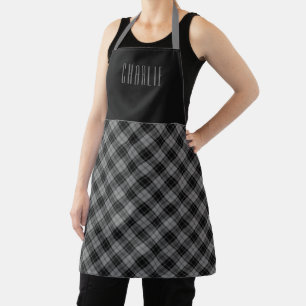 Tablier Tartan de Clan Douglas Gris Plaid Écossais
