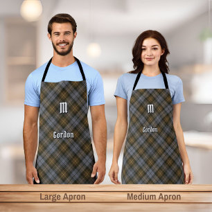 Tablier Tartan Patiné Clan Gordon