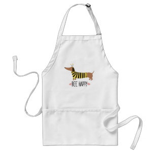 Tablier Tasse Joyeux Dachshund Bumblebee