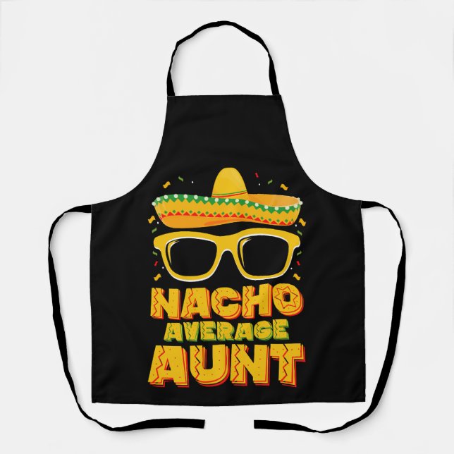 Tablier Tata moyenne pas Nacho Cinco De Mayo Famille appar (Recto)