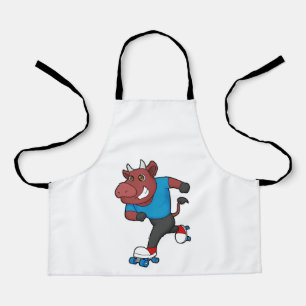 Tablier Taureau à Patinage en ligne avec Patins à rouleaux