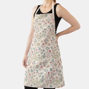 Tablier Tea Chinoiserie French Toile Du Jouy Motif Apron