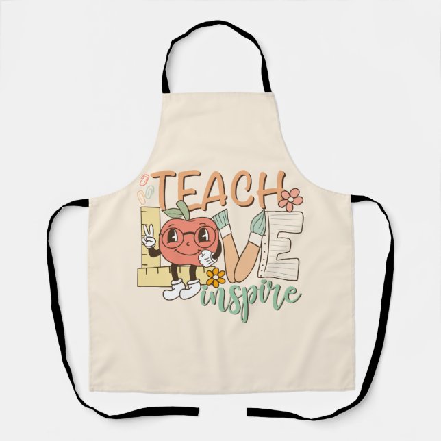 Tablier Teach Love Inspire (Recto)
