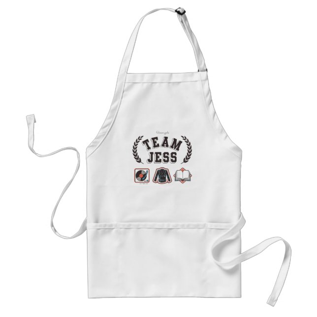 Tablier Team Jess Conception Gilmore Girls (Devant)