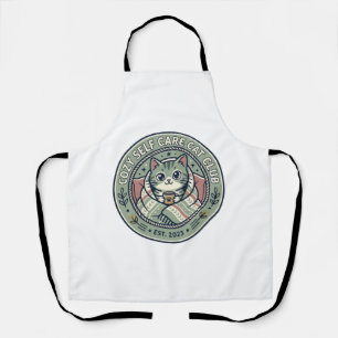 Tablier Tee-shirt graphique de chat de soins personnels co
