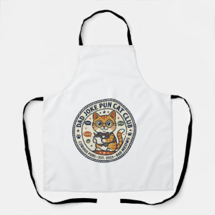 Tablier Tee-shirt graphique de papa blague Pun Cat Cat - B