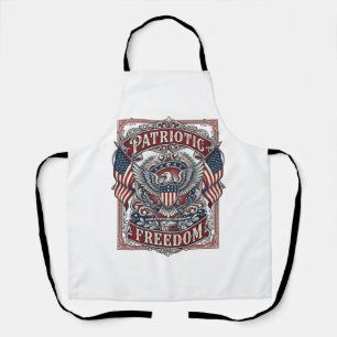 Tablier Tee-shirt graphique vectoriel de défilé patriotiqu