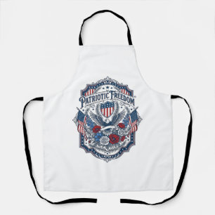 Tablier Tee-shirt graphique vectoriel de fleuriste patriot