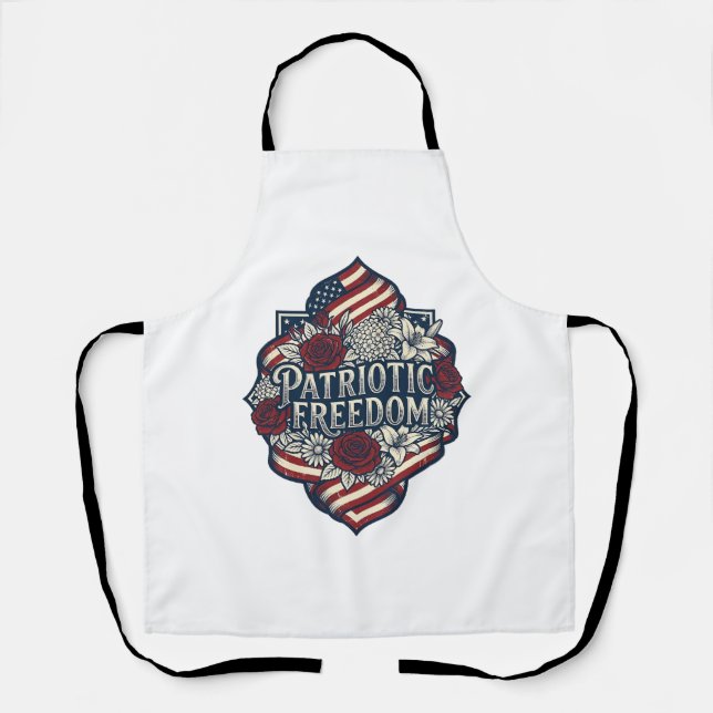 Tablier Tee-shirt graphique vectoriel de jardin de campagn (Recto)