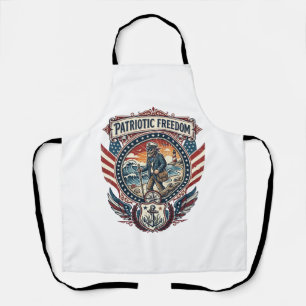 Tablier Tee-shirt graphique vectoriel Patriotic Beachcombe