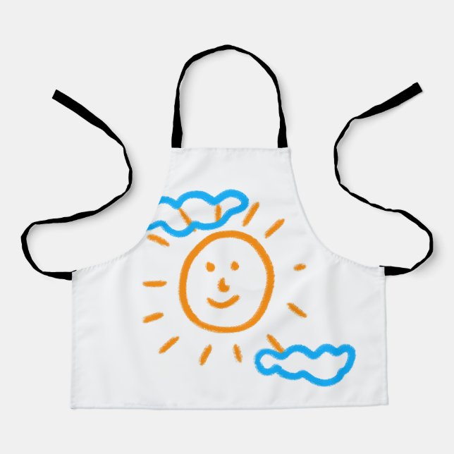 Tablier Télécharger des enfants Dessiner Transformer des e (Recto)