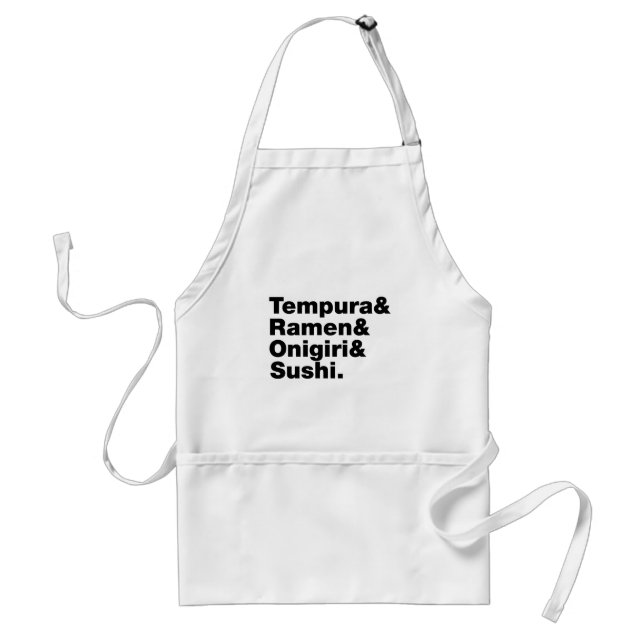 Tablier Tempura & Ramen & Onigiri & Sushi. (Devant)